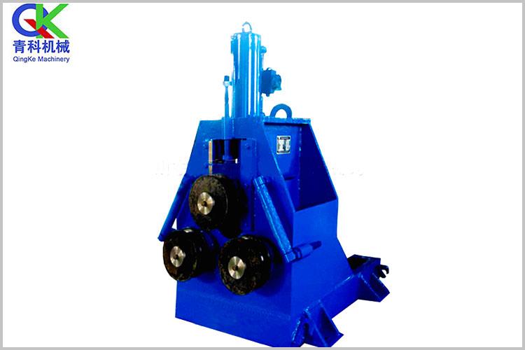 它可以將金屬型材如角鋼、扁鋼、槽鋼、鋼管、異型鋼等在基本不改變截面特征的情況下彎曲成筒形